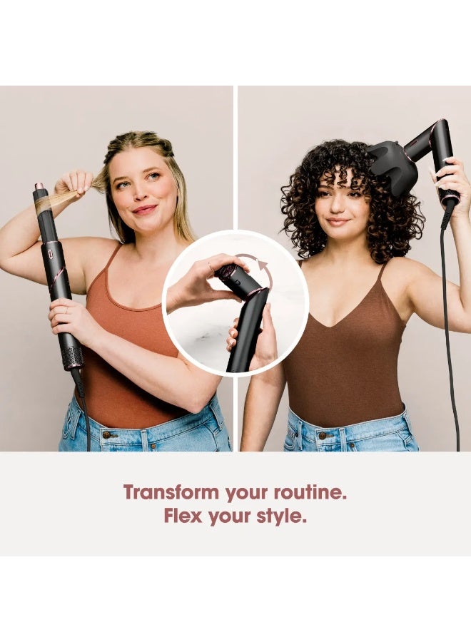 Shark FlexStyle 5-In-1 Air Styler & Hair Dryer With Auto-Wrap Curlers, Paddle Brush, Oval Brush, Concentrator, Diffuser Aand Sorage Case, No Heat Damage, Black, HD440ME - Image 5